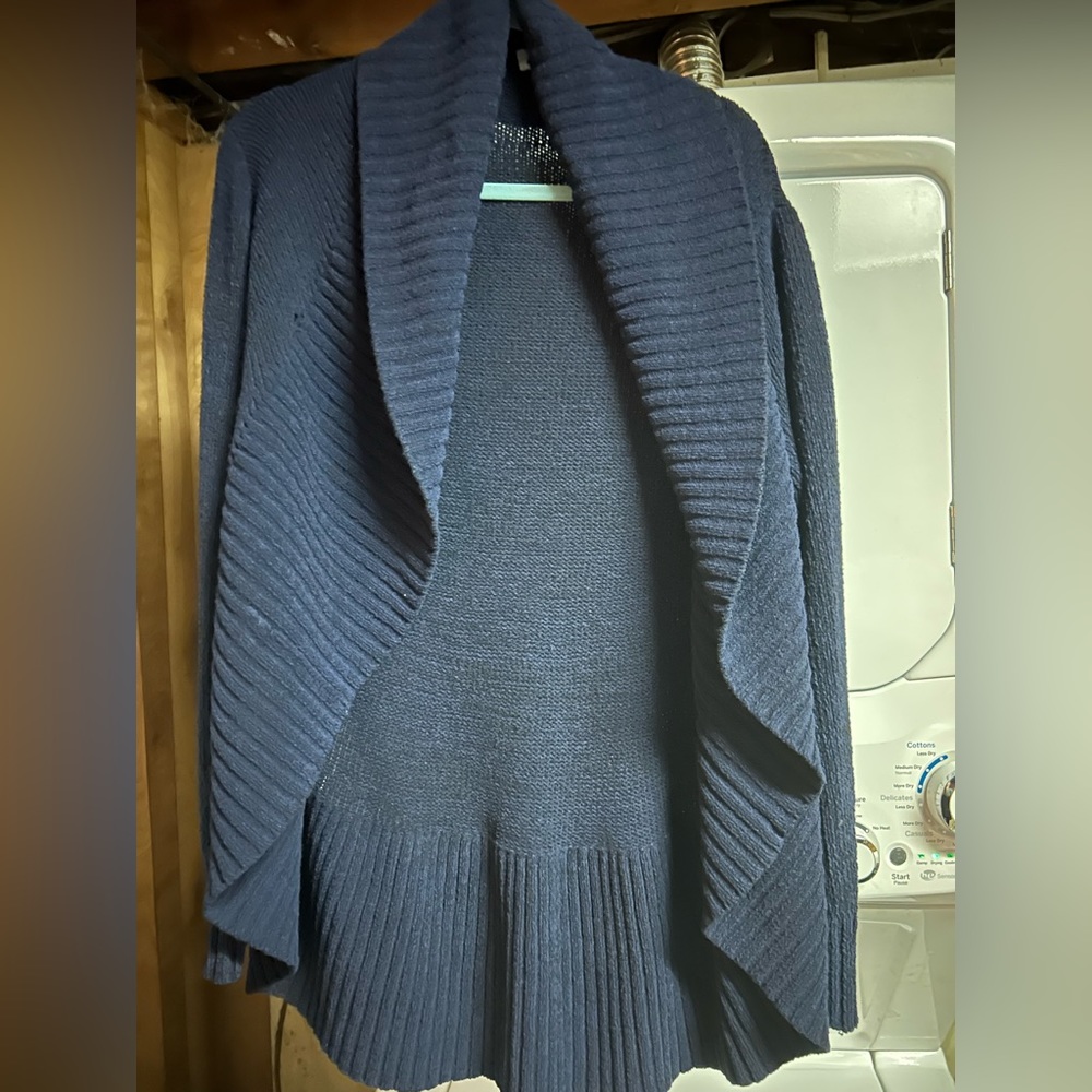 Women’s Ava & Viv 1X warm cozy chic chic xxl Target cardigan dark blue sweater